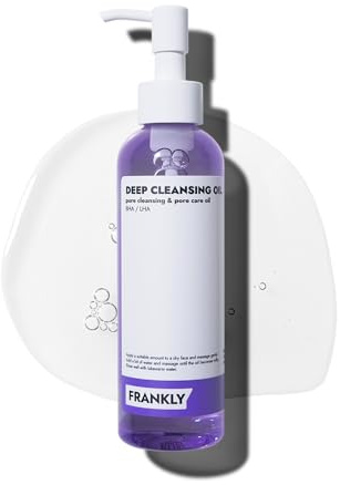 FRANKLY Tiefenreinigendes Öl – BHA und LHA Porenreiniger, Mitesserentferner, Make-up-Entferner, feuchtigkeitsspendend mit Ami