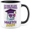 Master Tasse mit Spruch - Geschenk Ich habe die Lizenz zum Klugscheißen Master 2025 - Kaffeetasse aus Keramik 330ml - Masterabsolvent Masterabsolventin Hochschulabschluss Abschlussgeschenk (Master)