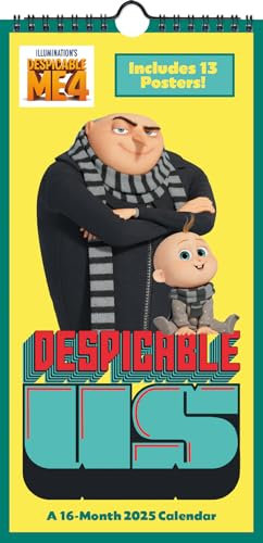 2025 Despicable Me 4 Mini Poster Calendar