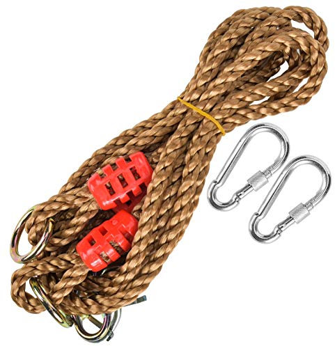 Extension Rope, 6 Strands, 3 Knots Rope, Practical and Portable Multi-Function Swing Extension Rope for Hammock Tie Down Rope