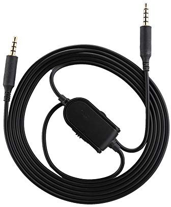 Beufee Audiokabel, 2 M, 6,5 Fuß, Ersatz-Headset-Kabel Mit Lautstärkeregler Für Astro A40 A30 A50 Head Mounted Gaming Headset Mit Tuning