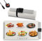 Food Warming Mat, Silicone Food Heater Mat, 60-100℃ 4H-Timer Electric Heat Storage Plate, Portable Food Heating Pad for Warming Dishes Tea Milk