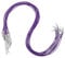 sourcing map 10pcs 20 Inch Waxed Necklace Cord, Bulk Necklace String with Clasp 1.5mm Waxed Leather Cord Rope for Jewelry Making DIY Bracelet Pendant,Purple