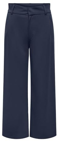 JDY Damen Jdygeggo Life Occasion Pant JRS Noos, Black Iris, M / 32L EU