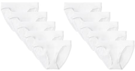 Amazon Essentials Donna Slip Bikini in Cotone (Disponibile in Taglie Forti)