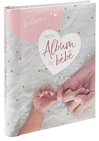 Atmosphera - Livre de Naissance 100 Pages 21x25 cm - Rose