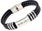 ForeverWill Edelstahl Silikon was würde Jesus tun WWJD Armband für Frauen Männer Inspirational W.W.J.D.? Armband Erinnerungsgeschenk für Ihn Sie