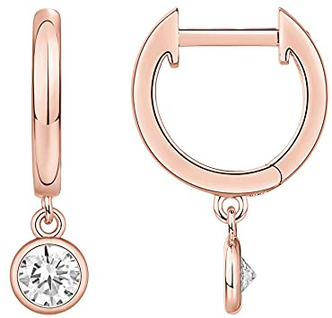PAVOI 14K Gold Plated S925 Sterling Silver Post Lightweight Drop/Dangle Huggie Earrings for Women | Star, Lock, Butterfly, Moon, Lightning | Dainty Earrings