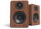 Kanto YU2 Powered Desktop Speakers | 3 Composite Driver | 3/4 Silk Dome Tweeter | Class D Amplifier | 100 Watts | Built-in USB DAC | Pair | Walnut