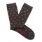 Hoyo 7 Calcetines gris marengo de algodón con la bandera de España (41-45)