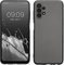 kwmobile Case kompatibel mit Samsung Galaxy A13 4G Hülle - Schutzhülle aus Silikon metallisch schimmernd - Handyhülle Metallic Grau