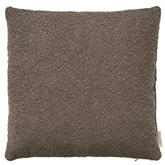 Blomus Kissenbezug Boucle, Kissenhülle für Kopf- oder Sofakissen, Espresso, 50 x 50 cm, 66589