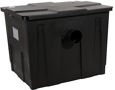 Filtro multicámara AquaForte MBF-350, Tamaño 54*40*40 cm, Max. Capacidad del estanque 12 m³ sin peces, Caudal maxi. Caudal 8 m³/h, Fácil de instalar y limpiar, Apto para varios materiales filtrantes