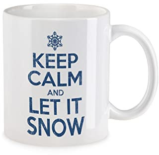 Urban Backwoods Keep Calm And Let It Snow Tasse Mit Spruch Kaffeetasse