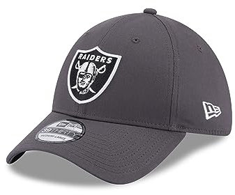 New Era Las Vegas Raiders NFL Comfort Grey 39Thirty Stretch Cap - M - L