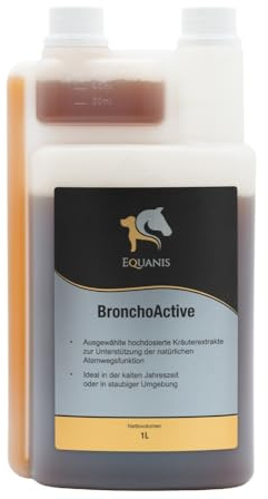 Equanis BronchoActive - Unterstützung der normalen Atemfunktion bei Pferden. Enthält wertvolle Kräuterextrakte aus Bronchialkräuter