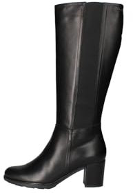 IGI&CO STIVALE DONNA NERO PELLE 4695300 FONDO GOMMA TACCO 6CM ALTEZZA GAMBALE 36CM