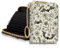 Blusabaca Porte-cartes RFID pour femme, petit portefeuille pour cartes de crédit avec porte-clés amovible et fermeture éclair, porte-cartes en cuir, portefeuille accordéon, Chauve-souris gothique,