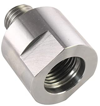 Adapter, 1 Zoll x 8 TPI auf M33 x 3,5, for Holzbearbeitungs-Drehfutter, Drehspindel-Adapter, Silber