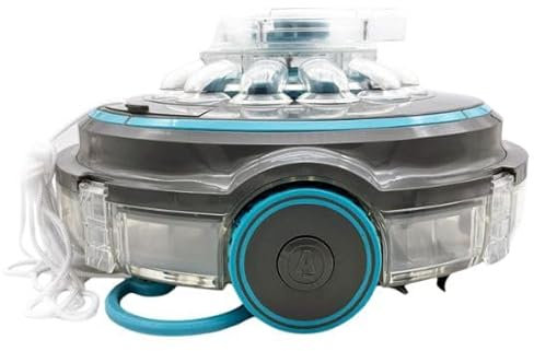 Robot Pulitore per Piscine fino a 10x5 m, Ricaricabile, 5200 mAh, 27 W, 4,7 m3/h, 50 m2