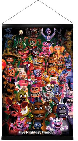 Close Up Five Nights at Freddy's - Poster (Ultimate Group) (Größe: 61cm x 91,5cm) (Poster & Posterleisten)