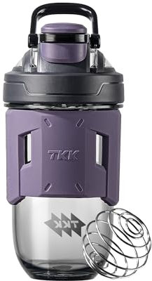 TKK Blender Shaker Bottle 24 Ounce With Blending Ball Plastic Protein Shaker Bottle for Pre & Post workout Protein Drink Shaker Cup USA Tritan BPA Free