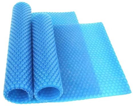 XLDZ Bâche solaire à bulles résistante 400 μm - Couverture isolante flottante pour piscine et jacuzzi (5 m x 8 m)