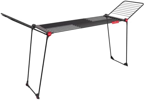 Vileda 179620 Infinity Flex Ultimate Tendedero de Gran tamaño, 30 m de Largo, Malla telescópica Extensible de hasta 2 Metros, alas Altas, tendedero ya montada