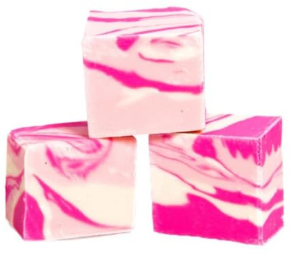 Fudge Factory Pink Gin Fudge | 2kg Bulk Bag | Luxury Hand Cut Creamy Slices