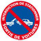 Panneau - Interdiction de Stationner Sortie de Voitures - Diamètre 250 mm - Plastique Rigide PVC 1 mm - Protection Anti-UV - Très Résistant en Extérieur