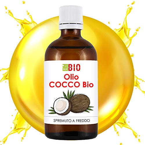 Olio Cocco Bio 100 ml Spremuto a Freddo - Benessere Capelli Corpo - Laborbio
