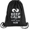 T-Shirt People Keep Calm and Nom Nom Sportbeutel – bedruckter Beutel – eine schöne Sport-Tasche Beutel mit Kordeln