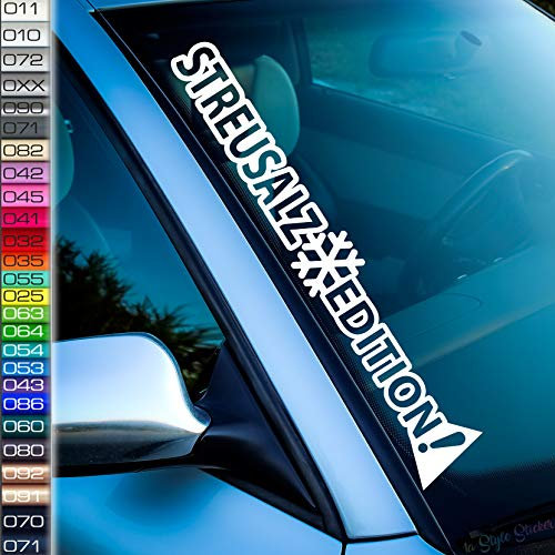 Auto Aufkleber Streusalz Edition Snow Frost rodeln Salz Schnee Winter Auto-Sticker Ice