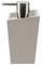 Spirella Kollektion Yoshi, Seifenspender 8,1x8,1x16, 0,35 l, Polyresin, Beige, 8.1X8.1X16 (0.35 l)