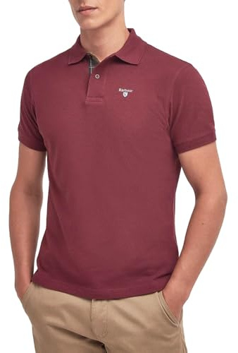 Barbour Tartan Pique Poloshirt, grau M