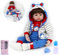 ZIYIUI Reborn BabyPuppe Weiches Vinyl Silikon 24 Zoll 60 cm Realistisch Reborn Puppe Junge Lebensecht Handgemachtes Neugeborenen Puppe 3+