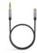 MaGeek Cavo Prolunga Jack 3,5mm, (1,0 Metro) 4 Poli Cavetto Estensione, Maschio a Femmina per Cuffie Beats, iPhone, iPod, iPad, Car Audio, Home Stereo e Altro (Nero)