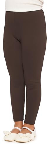 Merry Style Mädchen Lange Leggings aus Baumwolle MS10-225 (Braun,152)