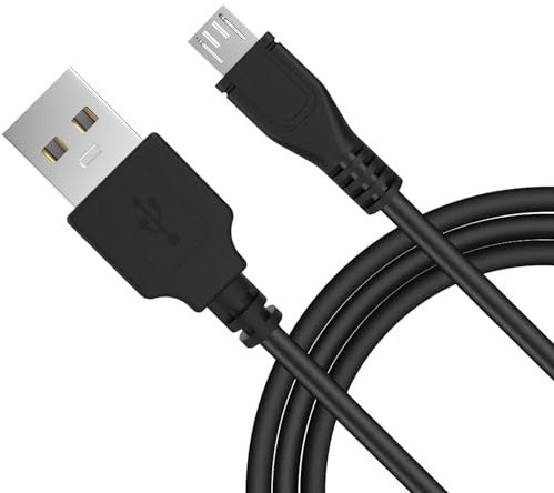 Replacement USB Charging Cable Compatible with Amazon Echo DOT 2nd Generation Speaker Power Charger Lead Cord Wire (2.6ft/black)