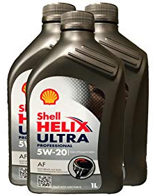 Shell Helix Ultra Professional AF 5W-20 3x1 Liter