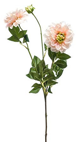 artplants.de Dahlie Kunstblume GRISSO, rosa, 70cm - Kunst Dahlia/Textilpflanze