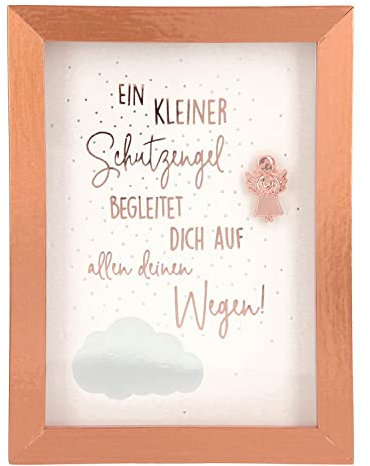 Depesche 11626-018 - Bilderrahmen mit Kompliment, kleiner Deko-Rahmen mit hübschem Spruch, ca. 12 x 9 x 1,9 cm, ideal als Geschenk oder kleine Aufmerksamkeit