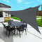 Sunnylaxx 3x3x4,25m Sonnensegel Dreieckig, Sonnenschutz Sunsegel Color Anthrazit, 95% UV-Schutz,für Außenbereich,Garten