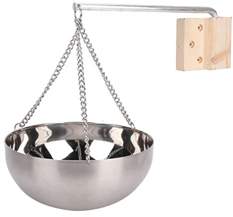 GOTOTOP Sauna Aromatherapie Schüssel, 20cm Edelstahl Saunaschale Bowl für Ätherische Öle Saunaraumzubehör