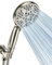 High Pressure Shower Head with Handheld - 5 Spray Settings High Flow Detachable Rain Shower Heads with 60” Extra-Long Stainless Steel Hose and Adjustable Bracket with Brass Joint – Brushed Nickel