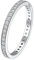 Suplight Herren Damen Ring Silber 925 mit Kristall 14K Weißgold Solitärring Spannrings Cubic Zirkonia Ring Weiß Verlobungsring Eternityringe 57