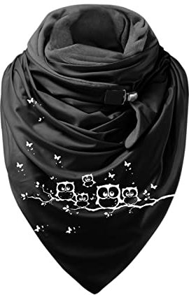 MILAX Herbests Damen Dreieckschal Weich Warm Halten Winterschal Weich Warme Herbstschal Winterschal Damenschal Herbstschal Halstüche Dreieckstuch Musselin Mit Stift, Gestrickter Schlauchschal