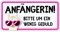 Fahranfänger Magnetschild (20x10cm) - Anfänger Schild Auto - Bessere Alternative zu Auto Aufkleber und Saugnapf - Geschenke zum Führerschein - Magnet Schild Beginner für Fahrschule - Alpaka