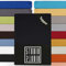 STUDIO Basic Topper Spannbettlaken 120x200cm – Jersey-Spannbetttuch aus 100 % gekämmter Baumwolle – Schwarz – bügelfrei, elastisch & Oeko-TEX Zertifiziert – für Topper 4–14 cm