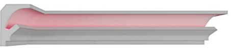 Stuck Dekorbau 36 Meter Styroporleiste Indirekte Beleuchtung LED Stuckleisten Profil BL 24
